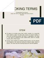 9 Cooking Terms W/ Vids