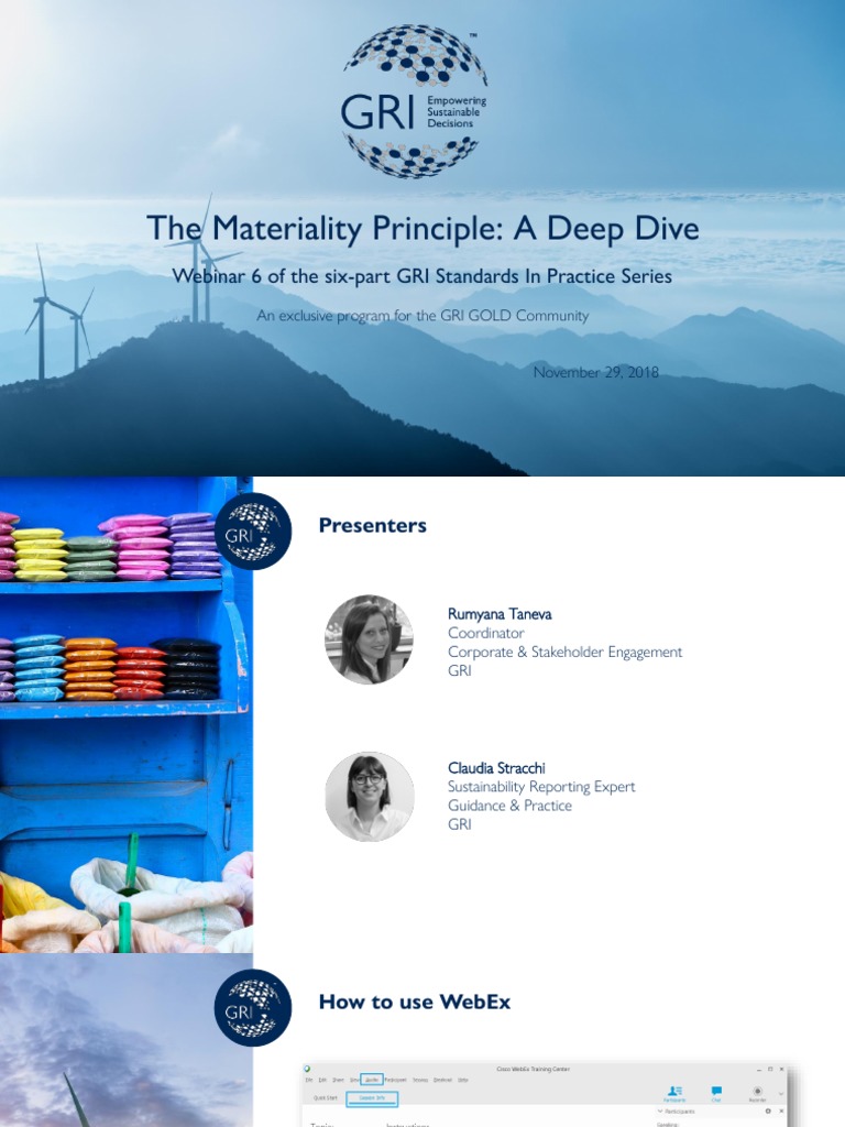 Deep Dive into Materiality Principle | PDF | Sustainability | Corporate ...