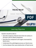 Facial Palsy: Lecturer: Vivien Puspitasari
