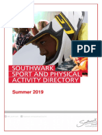 Southwark Sport and Physical Activity Club Directory Spring 2019
