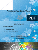 Assalamu'alaikum WR - WB