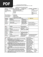 Instructional Planning (Iplan) : Detailed Lesson Plan (DLP) Format