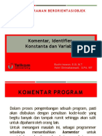 Materi 2 Komentar Dan Identifier