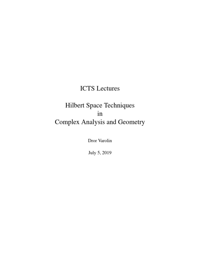 Complex Manifolds and Geometry Insights | PDF | Differentiable Manifold ...
