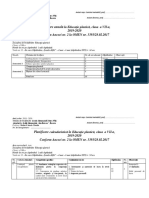 Planif. Ed.plastica Cls VII