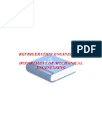 Refrigeration Engineering PDF
