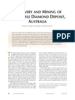 Discovery and Mining of The Argyle Diamond Deposit Australia PDF