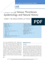 Acute Deep Venous Thrombosis: Epidemiology and Natural History