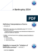Law On Bankruptcy 2014
