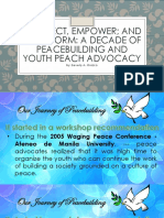 Connect, Empower and Transform: A Decade of Peacebuilding and Youth Peach Advocacy