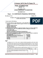 Final Exam Corporate Financial Reporting Paper Solutions