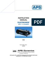 Instruction Manual: Electro-Seis