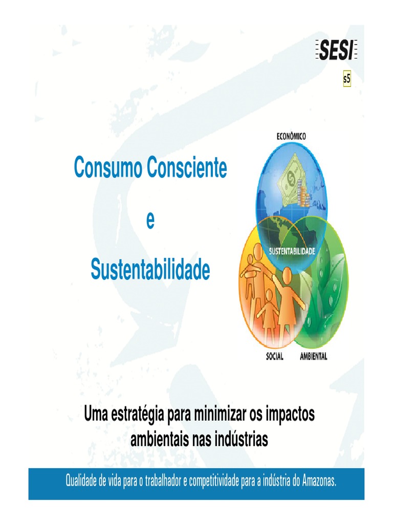 Consumo Consciente Uma Estratégia para Minimizar Os Impactos Ambientais ...