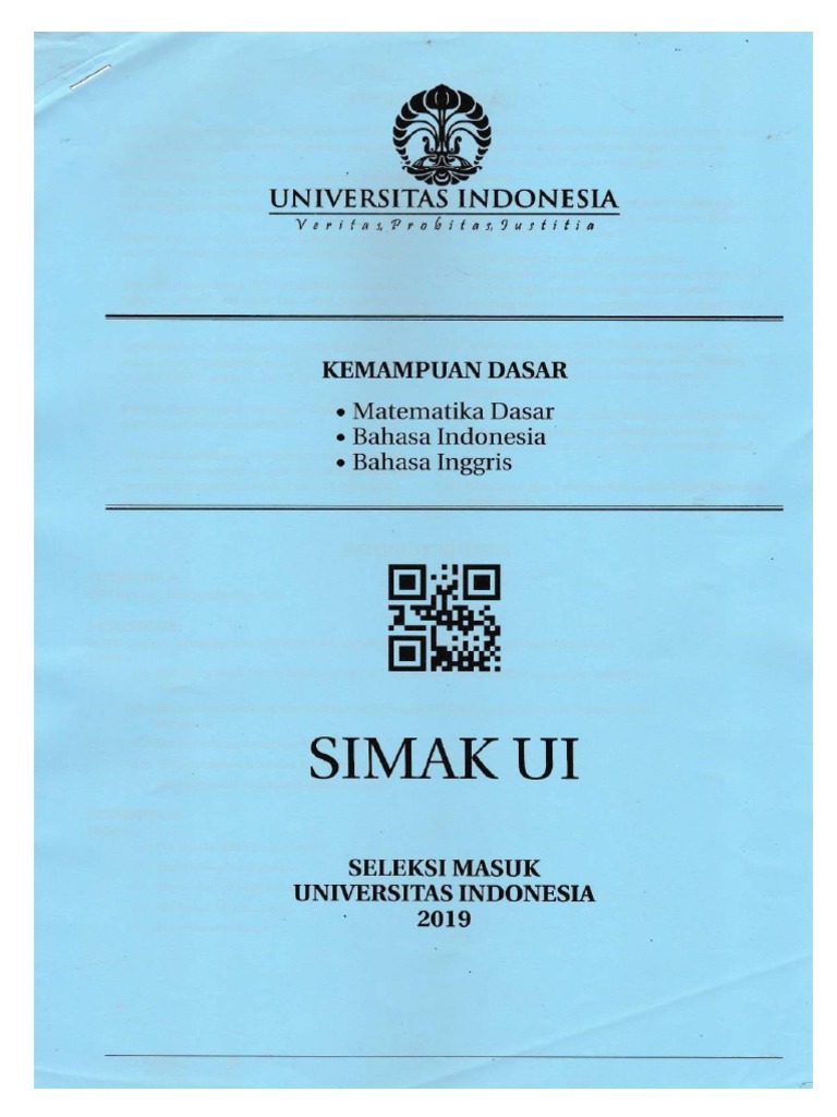 Simak Ui 2019 Kemampuan Dasar Kode 525 Www Defantri Com Pdf