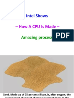 Intel Shows: - How A CPU Is Made