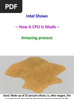 Intel Shows: - How A CPU Is Made