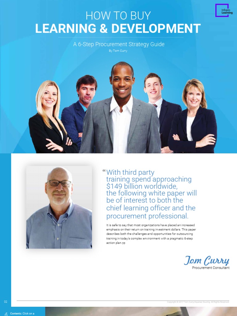 How To Buy Learning And Development Pdf Procurement Request For