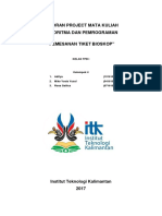 Algoritma Pemrograman Pemesanan Tiket Bioskop