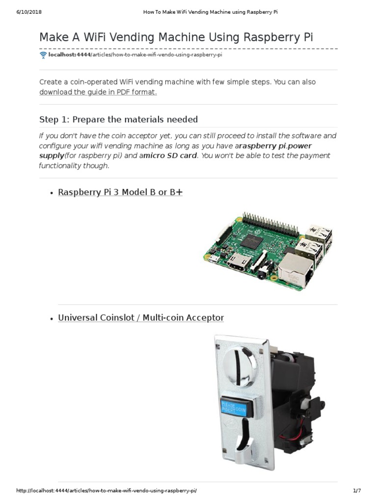 A Step-by-Step Guide to Creating a WiFi Vending Machine Using a ...