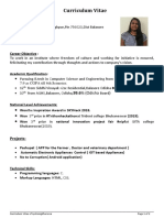 Curriculum Vitae: Jyotisnigdha Jena