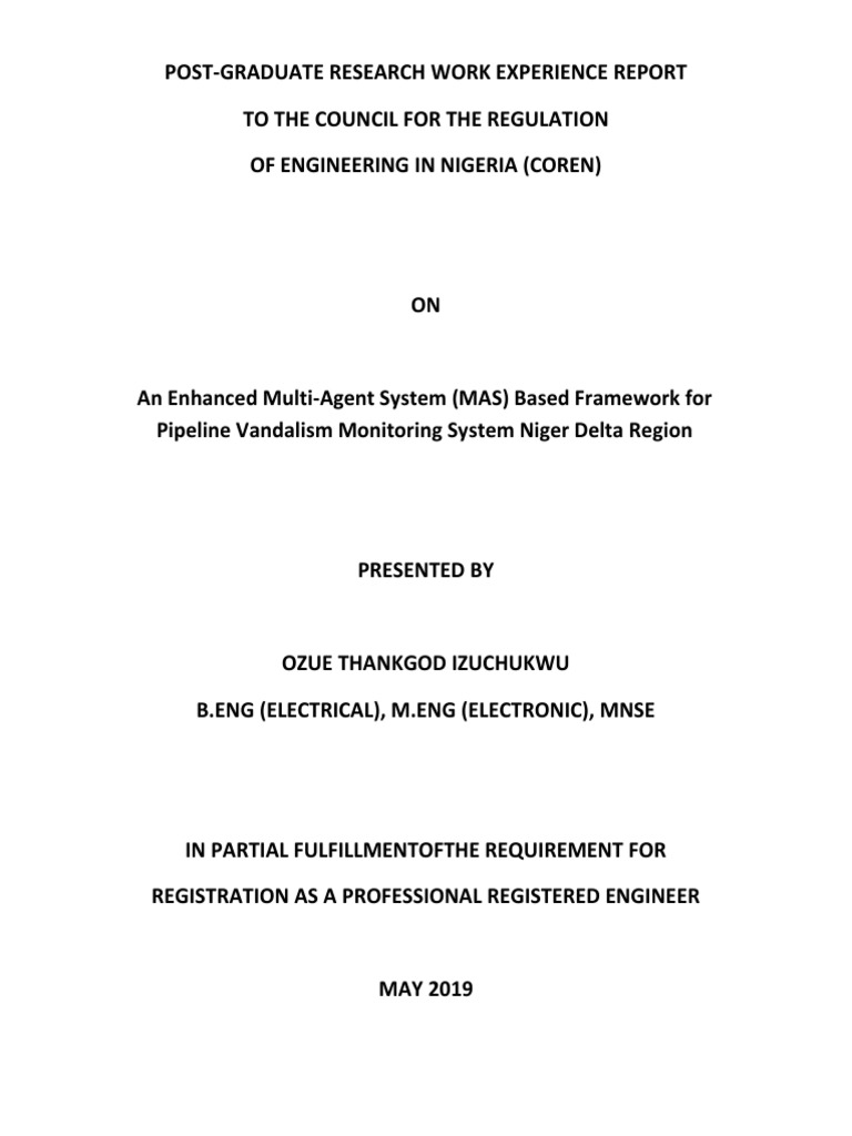 Report of practical experience image