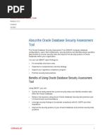 Benefits of Using Oracle Database Security Assessment Tool