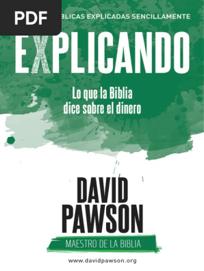 Lo Que La Biblia Dice Del Dinero Pdf Hipoteca Comercial Finanzas Y Administracion Del Dinero