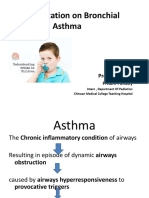 A Presentation On Bronchial Asthma: Presented by
