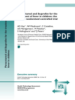 Paracetamol and Ibuprofen For The Treatment of Fever in Children: The PITCH Randomised Controlled Trial