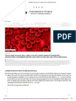 Total RBC Count by Hemocytometer - Hematology Practicals