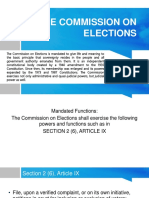 The Commission On Elections