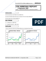 Fertecon Ammonia Report: 4 September 2008