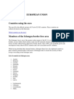 Europeian Union: Which Countries Use The Euro?