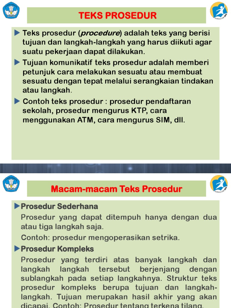 Teks Prosedur