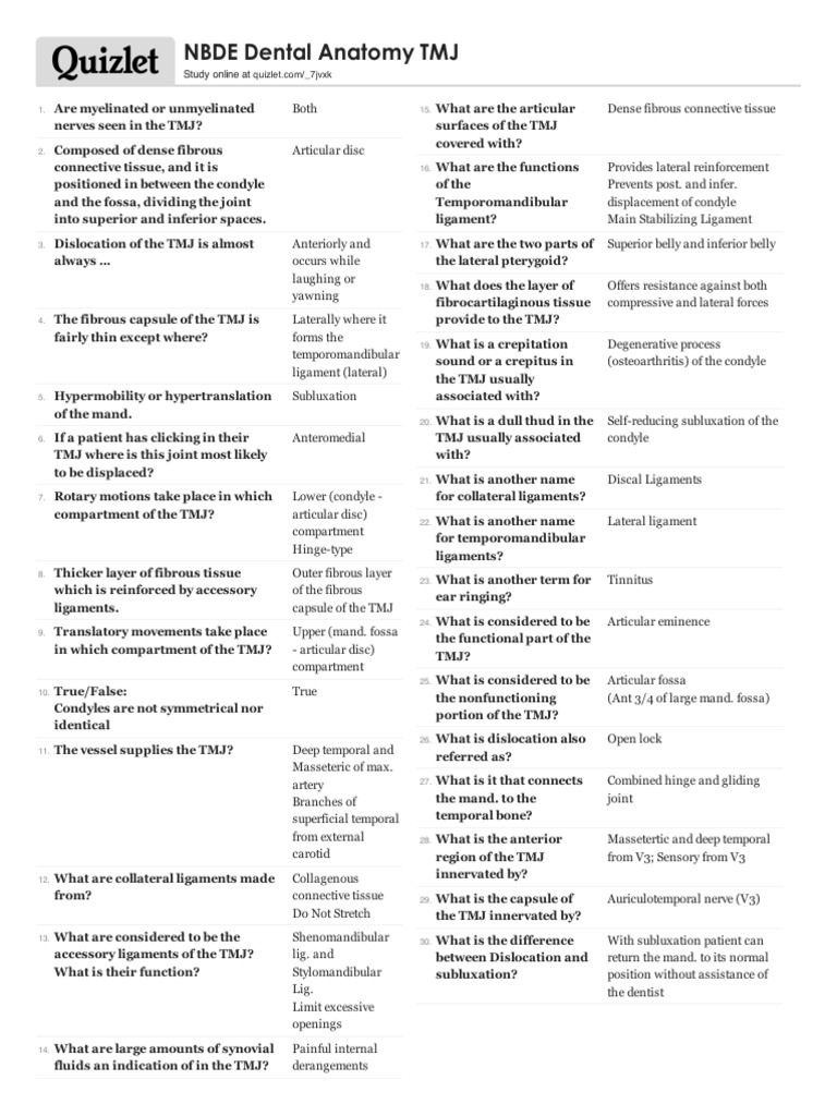 TMJ PDF | PDF | Joints | Animal Anatomy