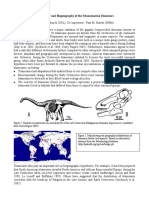 The Evolution, Palaeoecology and Biogeography of The Titanosaurian Dinosaurs