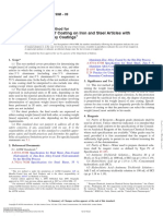 ASTM A90 Standard Test Method For Weight (Mass) of Coating On Iron and Steel Articles With Zinc or Zinc-Alloy Coatings