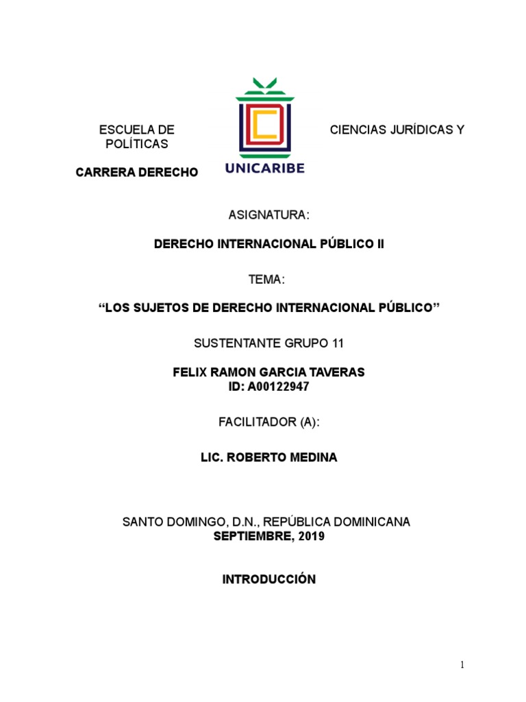 GARCIA-FELIX - Trabajo Final Derecho Internacional Publico II | PDF |  Comité Internacional de la Cruz Roja | Santa Sede