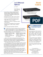 T1E1 Data Voice Ethernet Fiber Multiplexer Datasheet PDF