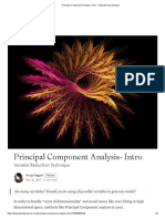Principal Component Analysis - Intro - Towards Data Science
