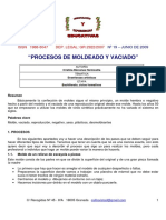 Procesos de Moldeado y Vaciado PDF