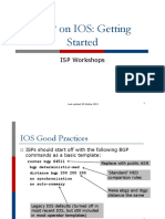 BGP On IOS: Getting Started: ISP Workshops
