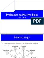 Problemas de flujo máximo en grafos