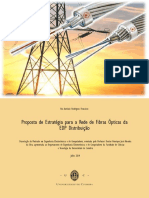 Estratégia para rede de fibras ópticas da EDPD