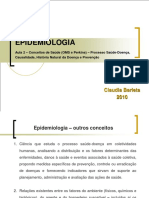 Processo Saúde-Doença, Causalidade, História Natural da ...