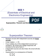 Eee1 - Lecture04 Superposition and Thevenin