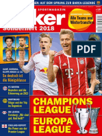 Kicker Sonderheft - Champions League 2018