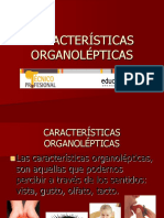 características organolepticas