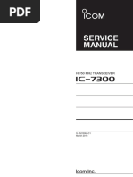 ICOM HF/50MHz Transiever IC-7300 Service Manual