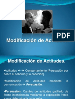 Modificación de Actitudes